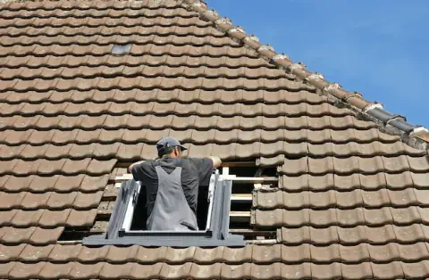 Pose de velux - Salon la Tour